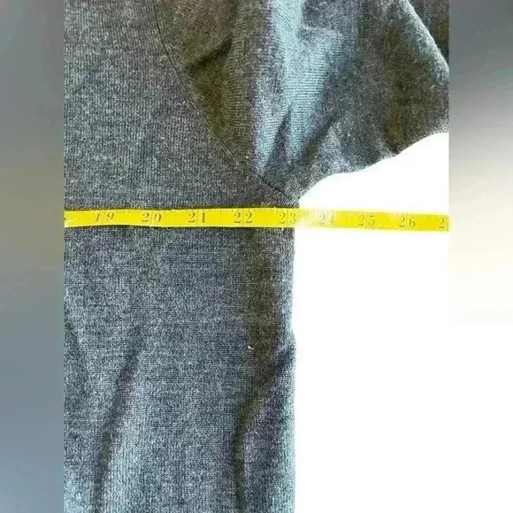 TailorByrd 1/4 Zip 100% Marino Wool Gray Men’s Sweater Size XL Classic Pullover - Picture 9 of 11